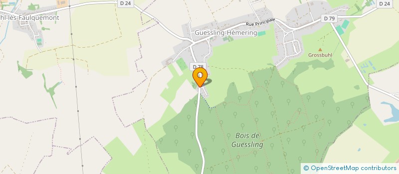 localisation de l'entreprise PEINTUREL  GUESSLING-HEMERING