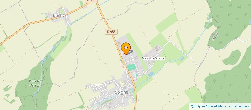 localisation de l'entreprise PEINTURES CLEMENT  SOLGNE