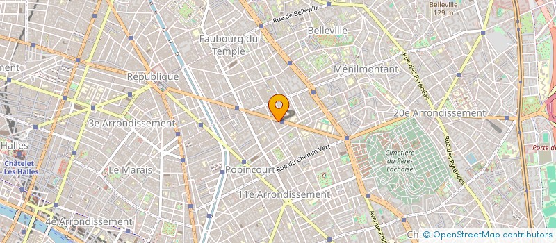 localisation de l'entreprise PEINTURES DE BAGNOLET à PARIS