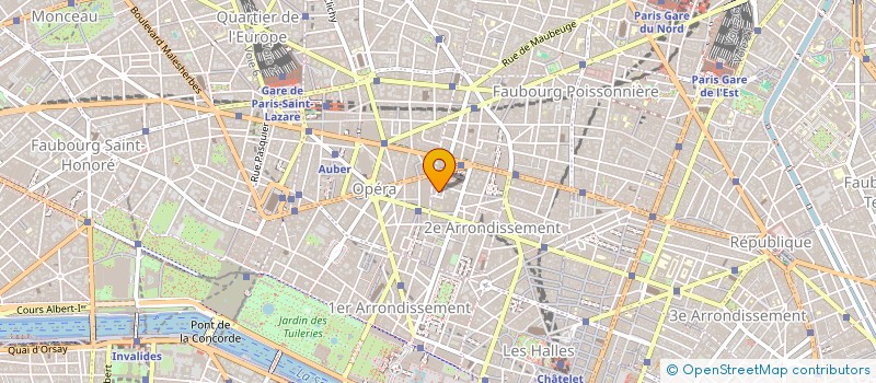 localisation de l'entreprise PEINTURES & DECORS à PARIS