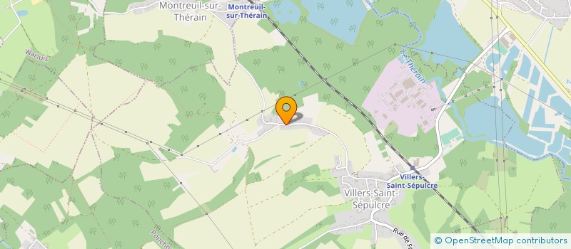 localisation de l'entreprise PEINTURES DU BEAUVAISIS  VILLERS-SAINT-SEPULCRE