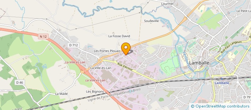 localisation de l'entreprise PEINTURES DU GOUESSANT à LAMBALLE-ARMOR