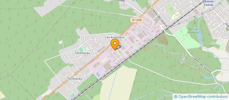 localisation de l'entreprise PEINTURES DU MEDOC à CESTAS