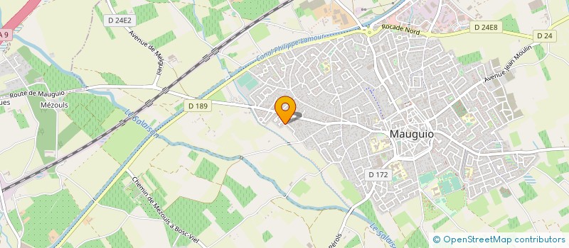 localisation de l'entreprise PEINTURES DU SOLEIL  MAUGUIO