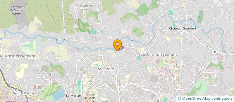 localisation de l'entreprise PEINTURES EN MOUVEMENT à MARSEILLE