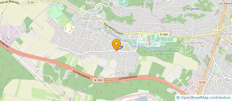 localisation de l'entreprise PEINTURES RENOVS DECAMPS à MARCOUSSIS
