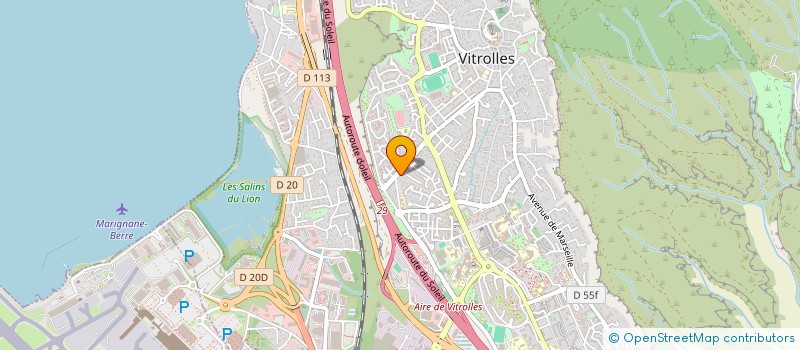 localisation de l'entreprise PEINTURES TECHNIQUES SERVICES  VITROLLES