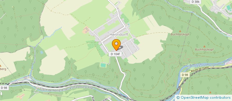 localisation de l'entreprise PEINTURES YVON SPITZ  DANNELBOURG