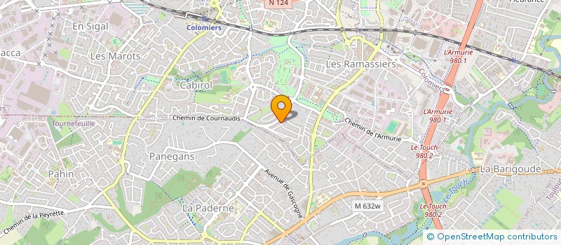 localisation de l'entreprise PEIO à COLOMIERS