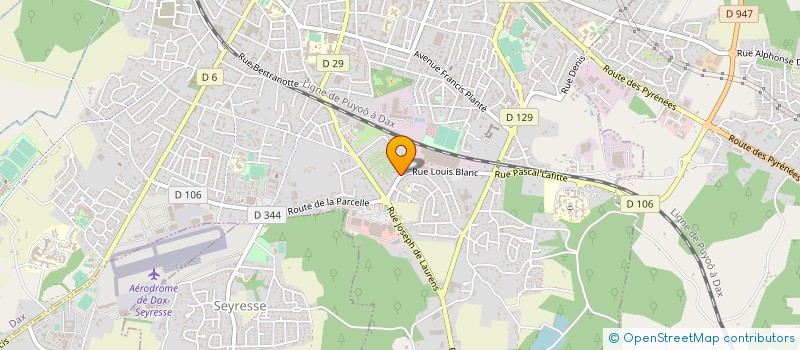 localisation de l'entreprise PEIO STORES à DAX