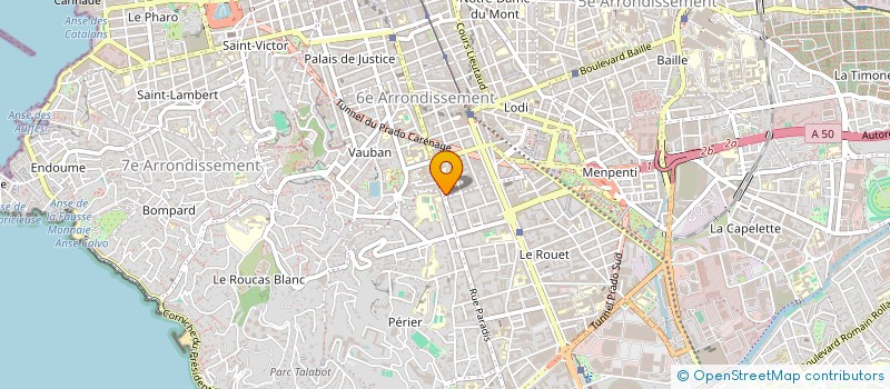 localisation de l'entreprise PEIPIN-FENIERE à MARSEILLE
