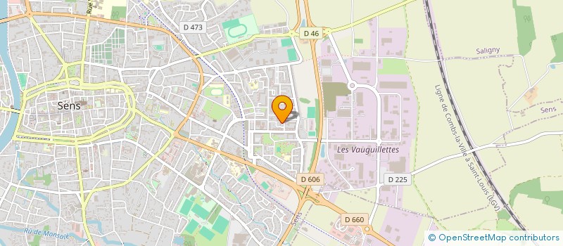localisation de l'entreprise PEIPS à SENS