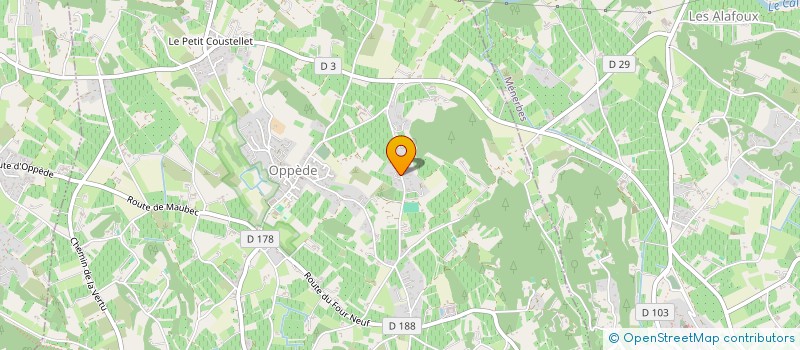 localisation de l'entreprise PEIRATES  OPPEDE