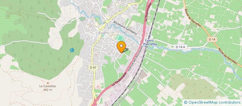 localisation de l'entreprise PEIREGUINKS  CUERS