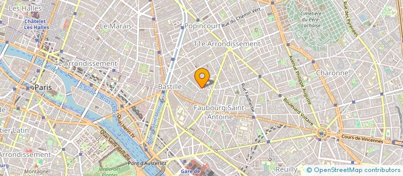 localisation de l'entreprise PEIRIS CAROLINE DESIGNS  PARIS