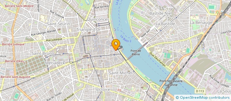 localisation de l'entreprise PEIRO IMMOBILIER  BORDEAUX