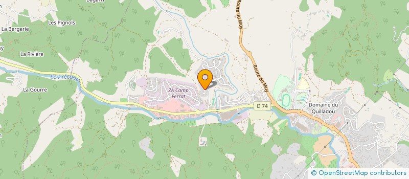 localisation de l'entreprise PEIRONNET à SAINTE-MAXIME