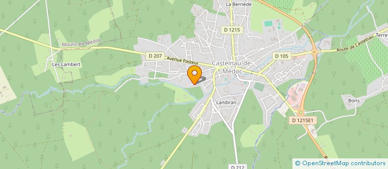 localisation de l'entreprise PEIRUFIMMO  CASTELNAU-DE-MEDOC