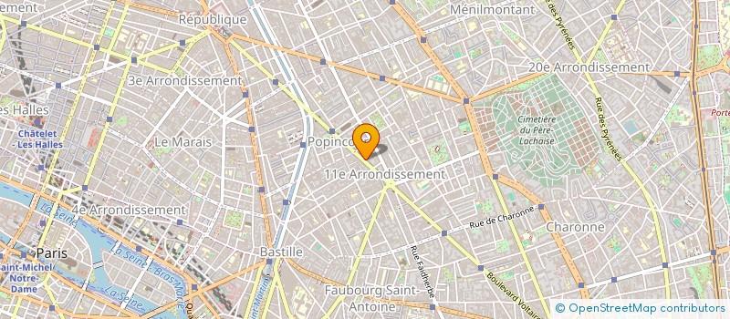 localisation de l'entreprise PEITRA  PARIS