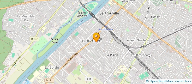 localisation de l'entreprise PEIXOTO à SARTROUVILLE