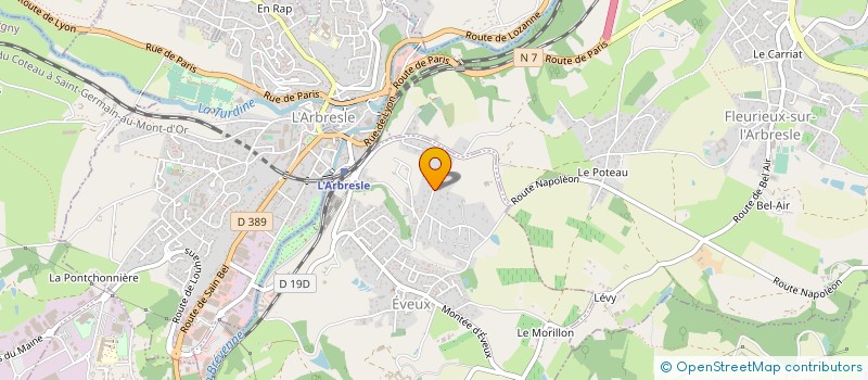 localisation de l'entreprise PEJ HOLDING  EVEUX