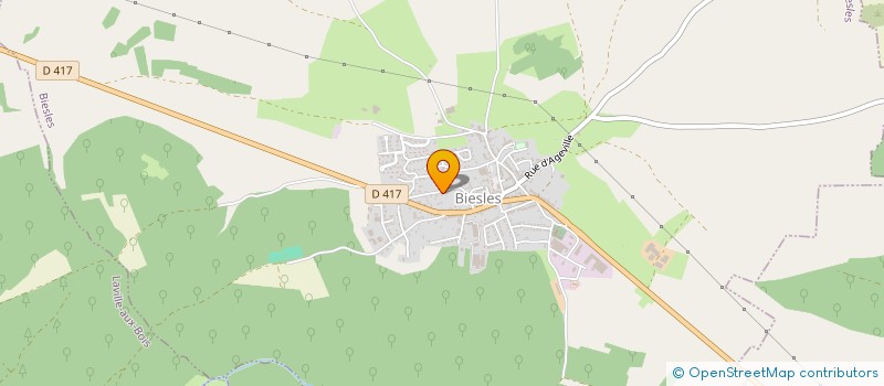 localisation de l'entreprise PEJ LOCATIONS à BIESLES