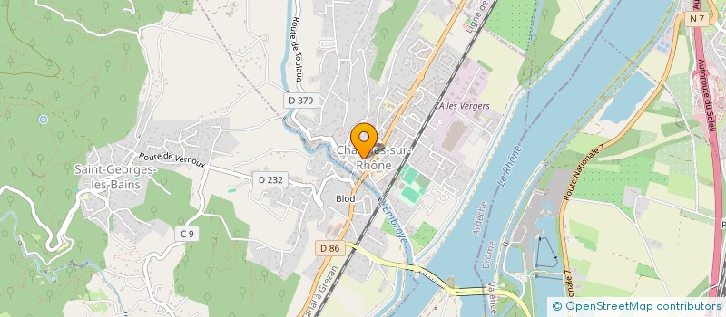 localisation de l'entreprise PEJA  CHARMES-SUR-RHONE