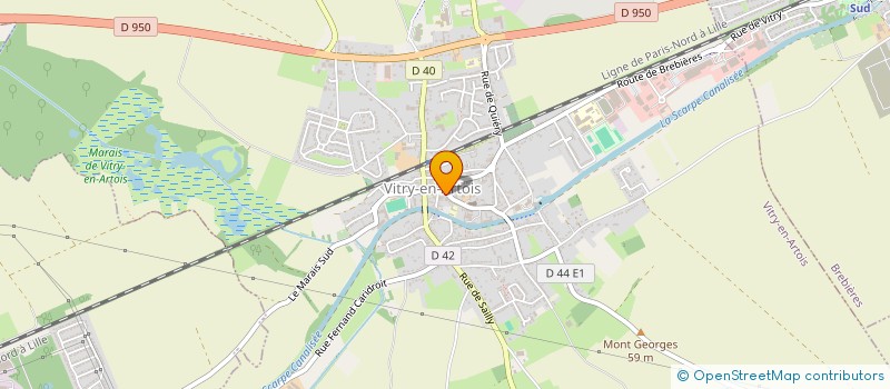 localisation de l'entreprise PEJEANTO  VITRY EN ARTOIS