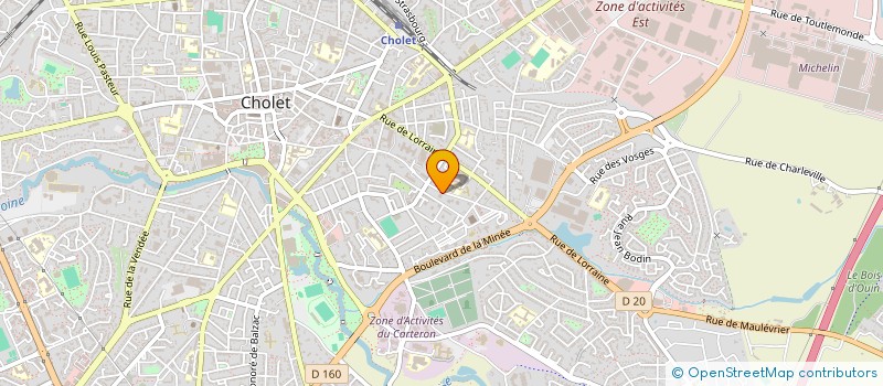 localisation de l'entreprise PEJI à CHOLET