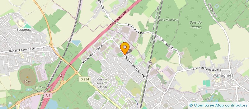 localisation de l'entreprise PEJJ  LIBERCOURT