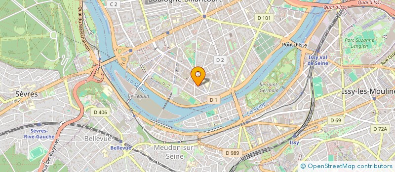 localisation de l'entreprise PEJO INVEST à BOULOGNE-BILLANCOURT
