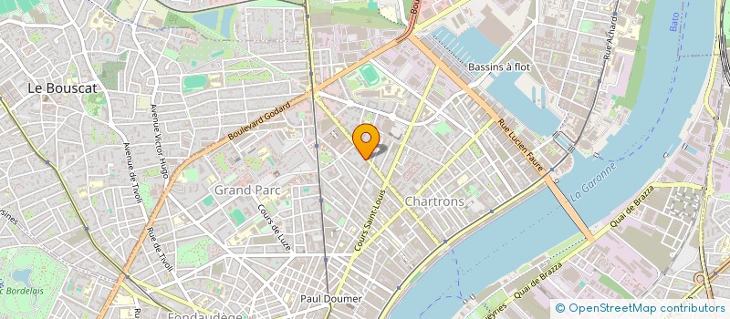 localisation de l'entreprise PEJOBAT  BORDEAUX