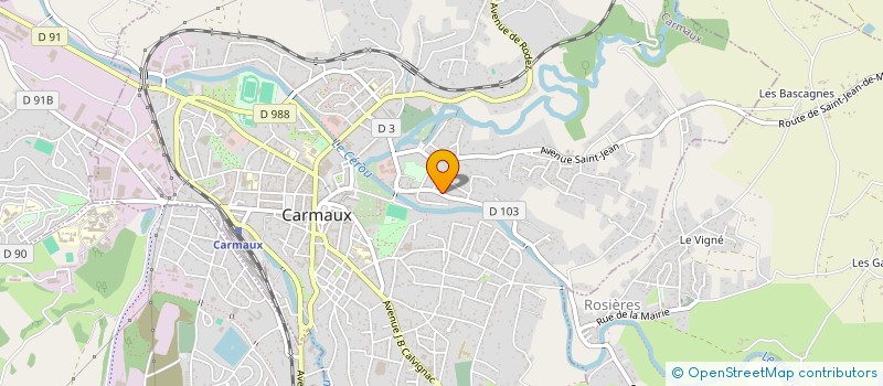 localisation de l'entreprise PEJUMA à CARMAUX