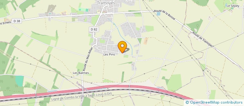 localisation de l'entreprise PEK-SA  TRAMOYES