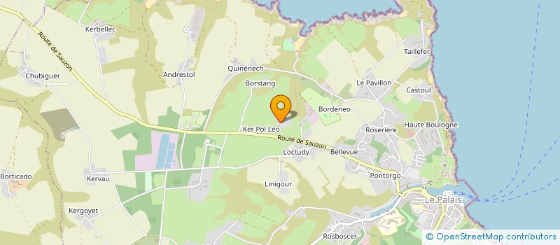 localisation de l'entreprise PEKASA  LE PALAIS