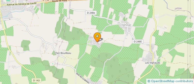 localisation de l'entreprise PEKE PROD  TANZAC