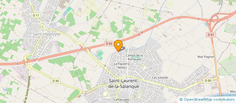 localisation de l'entreprise PEKGOZ  SAINT-LAURENT-DE-LA-SALANQUE