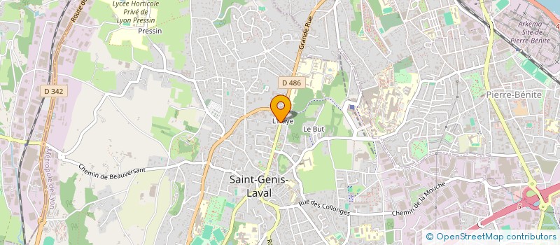 localisation de l'entreprise PEKI-PEKI  SAINT-GENIS-LAVAL