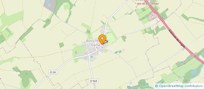 localisation de l'entreprise PEKRIS SCI  BOIRY-NOTRE-DAME