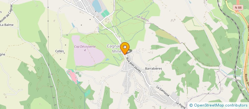 localisation de l'entreprise PEL D'OC  VILLENEUVE-SUR-VERE