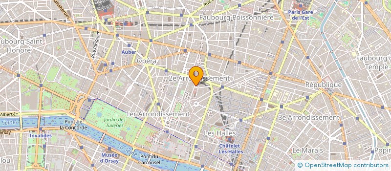 localisation de l'entreprise PEL INVESTISSEMENTS  PARIS