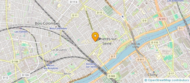 localisation de l'entreprise PELA à ASNIERES-SUR-SEINE