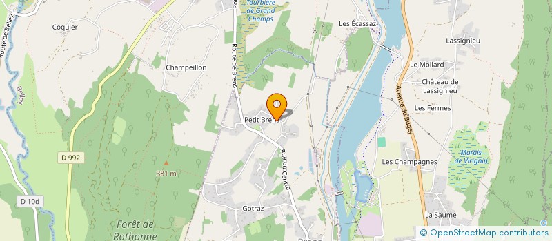 localisation de l'entreprise PELADE JM  BRENS