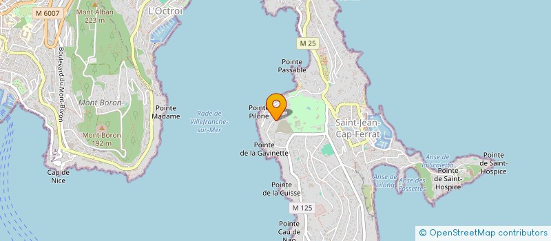 localisation de l'entreprise PELAGIA à SAINT-JEAN-CAP-FERRAT