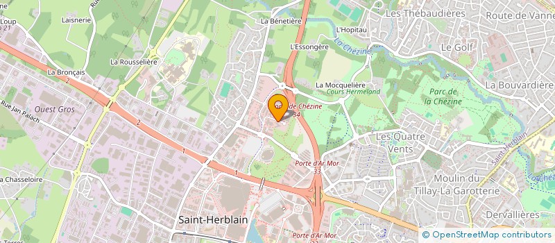 localisation de l'entreprise PELAGIAN FRANCE à SAINT-HERBLAIN