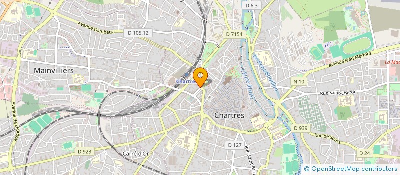 localisation de l'entreprise PELAGIE à CHARTRES