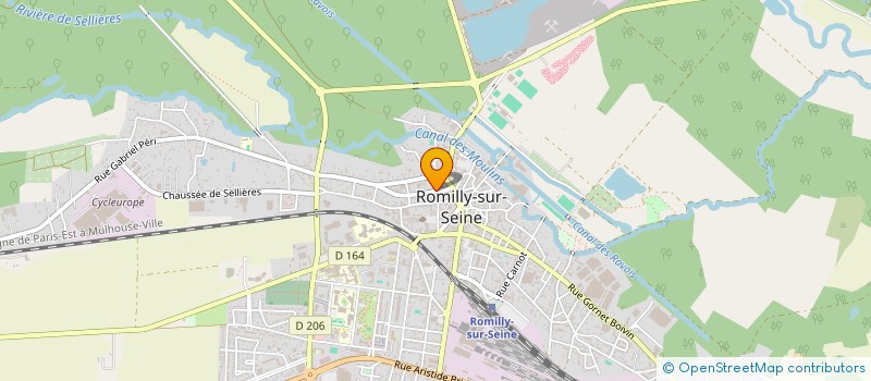 localisation de l'entreprise PELAGIER à ROMILLY-SUR-SEINE