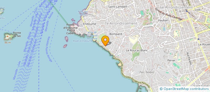 localisation de l'entreprise PELAGO à MARSEILLE