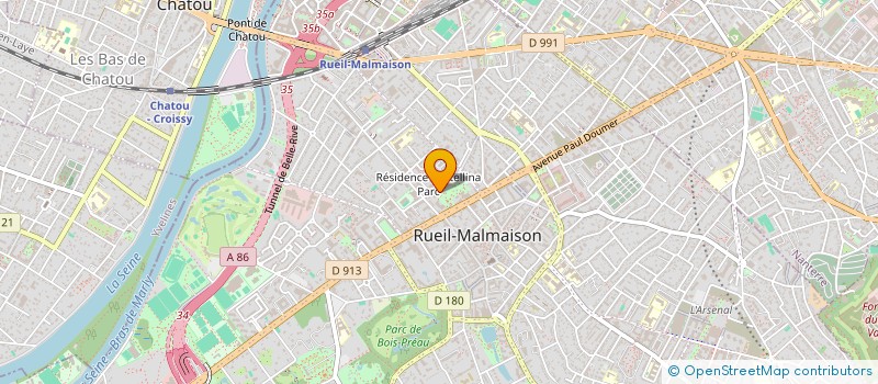 localisation de l'entreprise PELAGO SOFTWARE à RUEIL-MALMAISON
