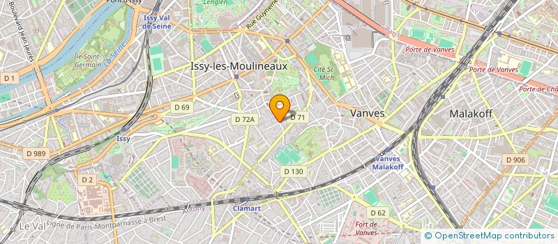 localisation de l'entreprise PELAGOS CONSULTING à ISSY-LES-MOULINEAUX